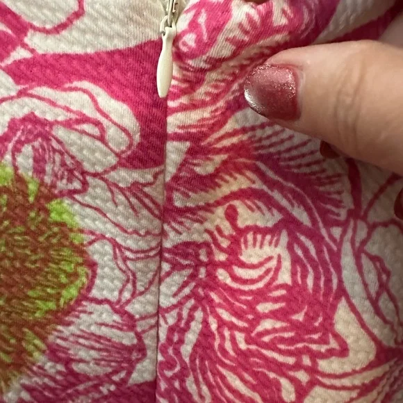 NWT Jessica Howard Pink& Green Floral Dress Size 10 - Picture 8 of 9